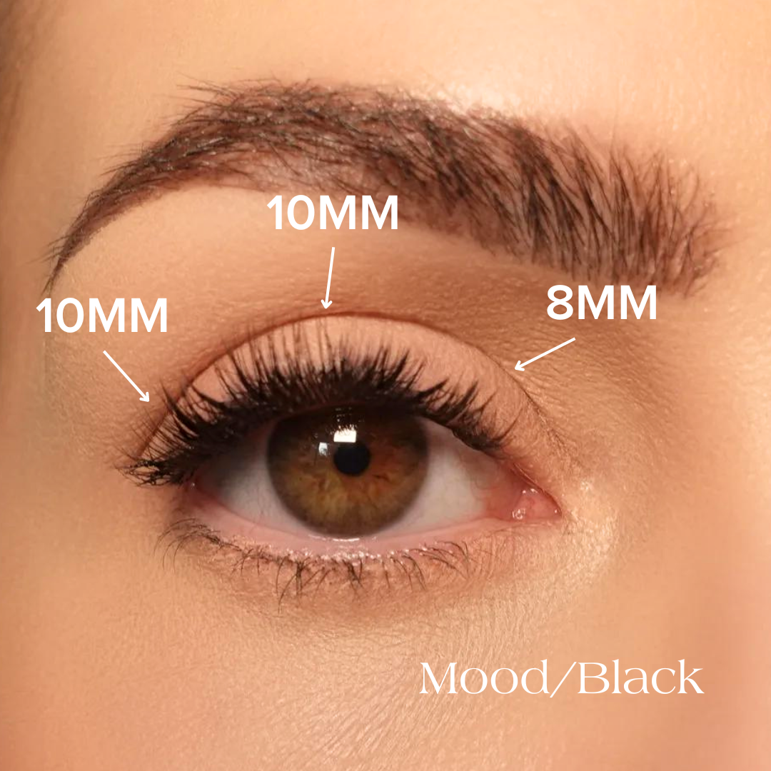 Mood lashes close up