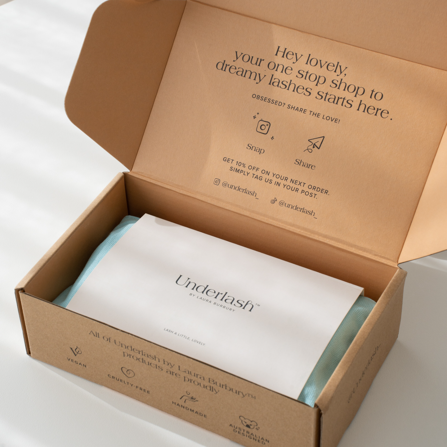 Starter kit packaged in box