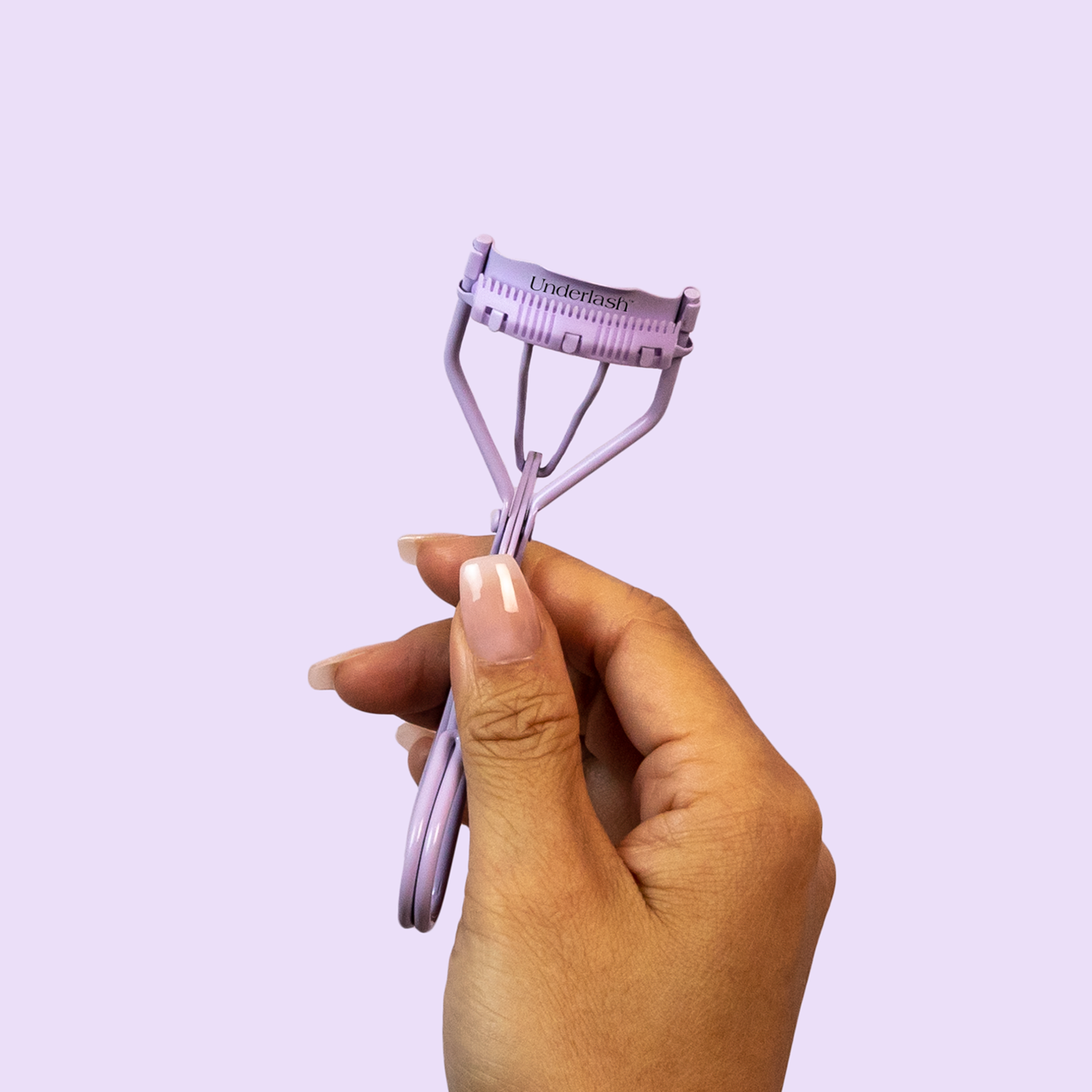 lash curler with comb