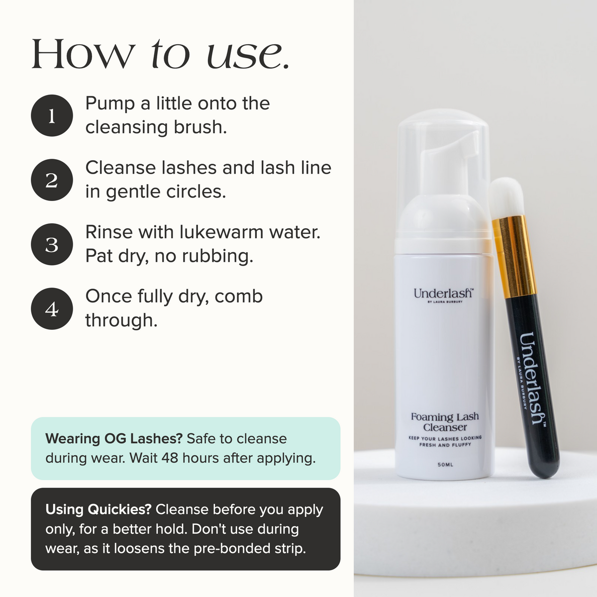 Foaming Lash Cleanser