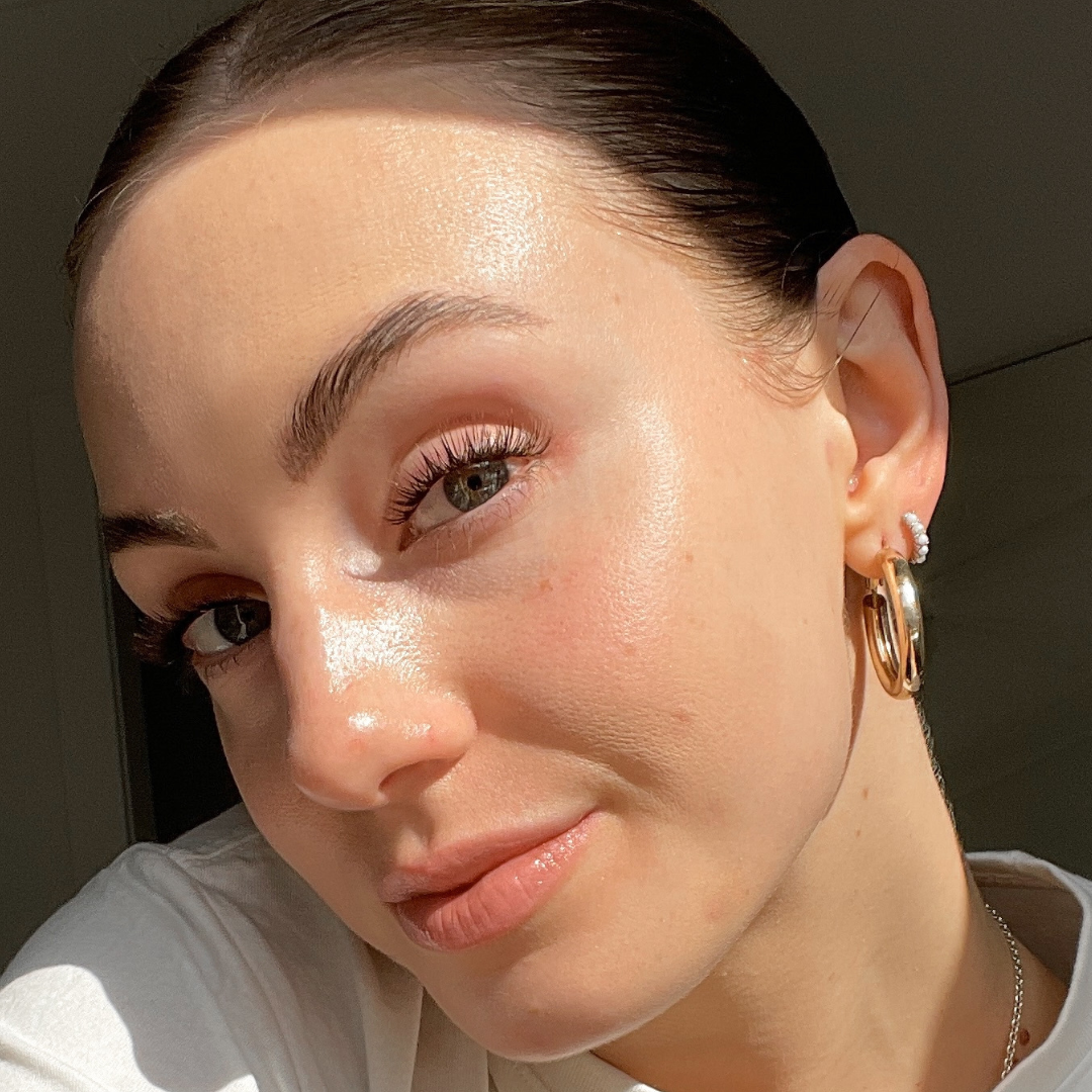 Fresh faced with underlash