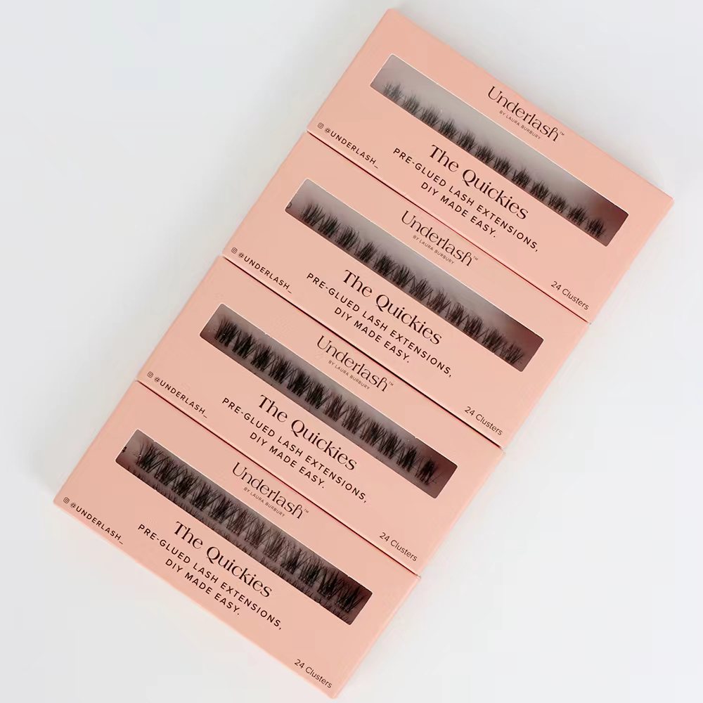 Package of Underlash The Quickies lash extensions on a white background