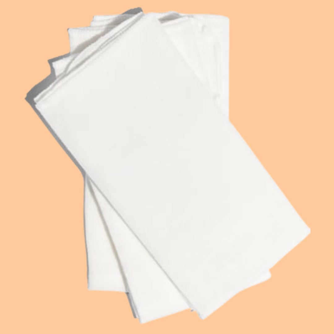 close up of face cloths